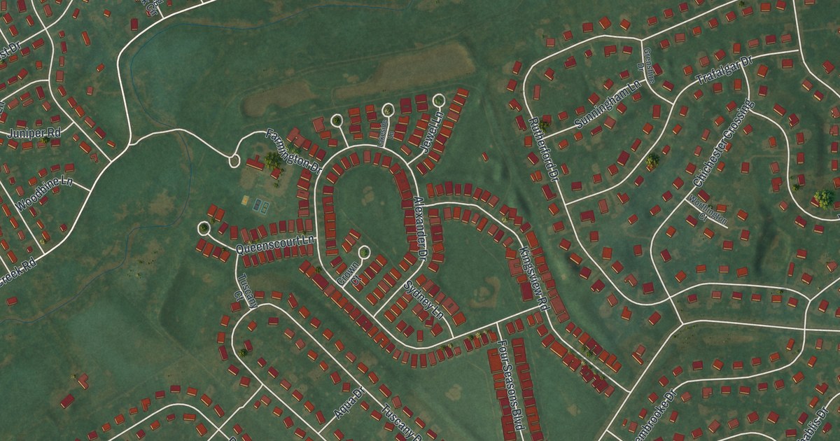 Map of Ancient Oaks, Pennsylvania in 2026