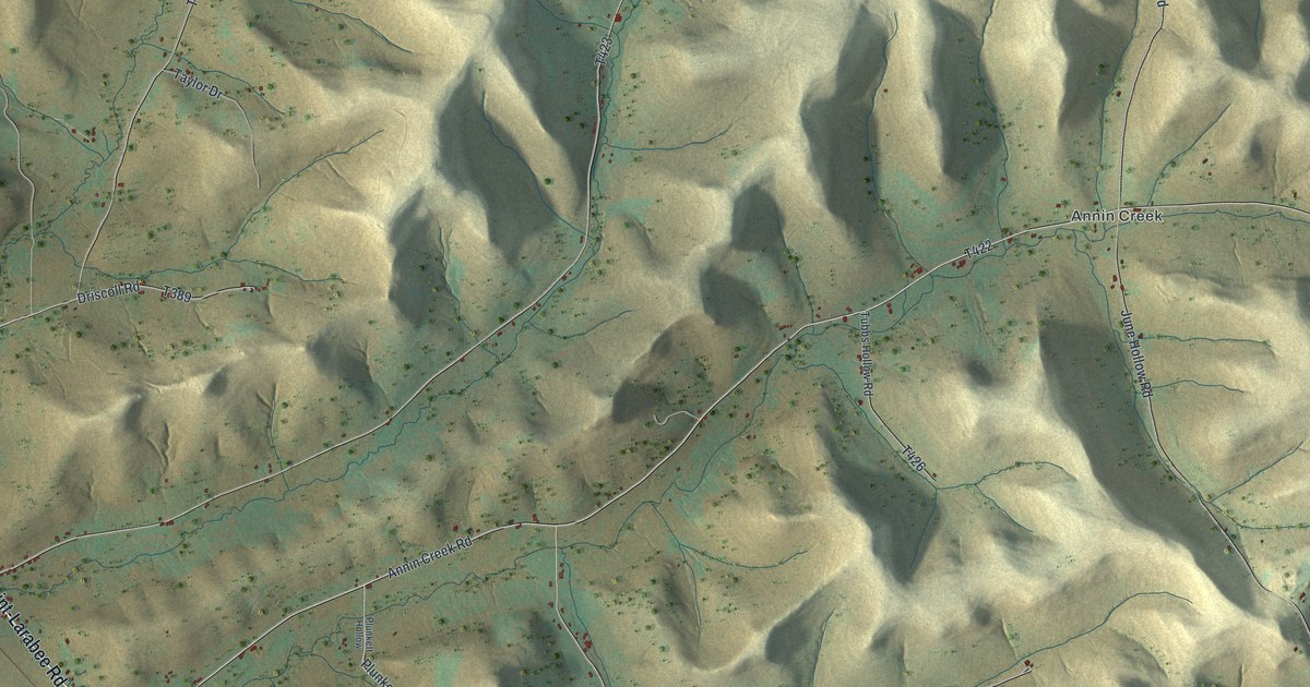 Map of Annin, Pennsylvania in 2026