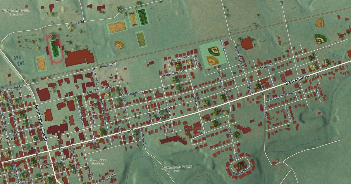Map of Annville, Pennsylvania in 2026