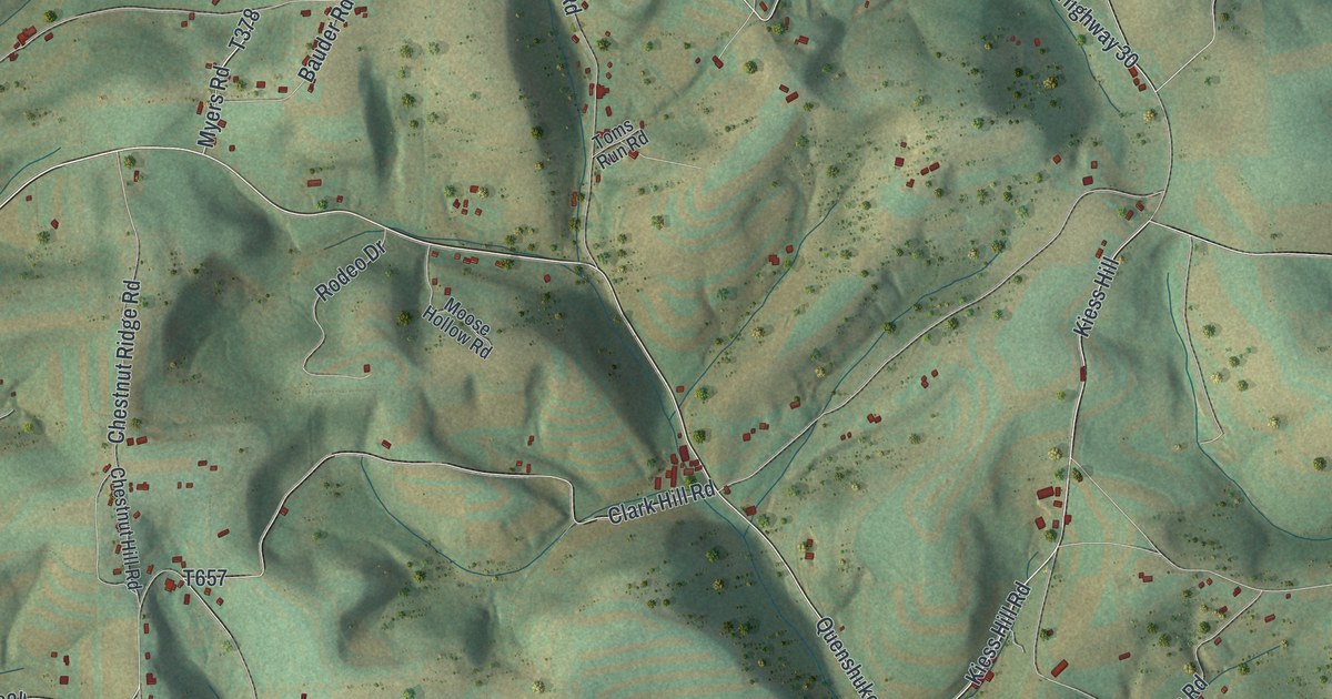 Map of Anthony, Lycoming County, Pennsylvania in 2026