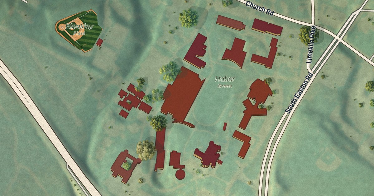 Map of Arcadia University, Pennsylvania in 2026
