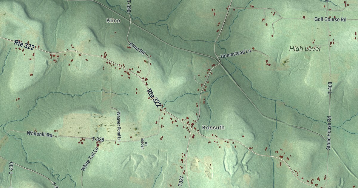Map of Ashland, Clarion County, Pennsylvania in 2026