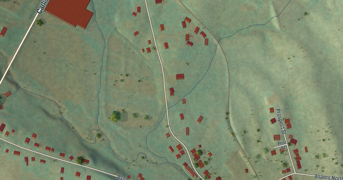 Map of Aspers, Pennsylvania in 2026