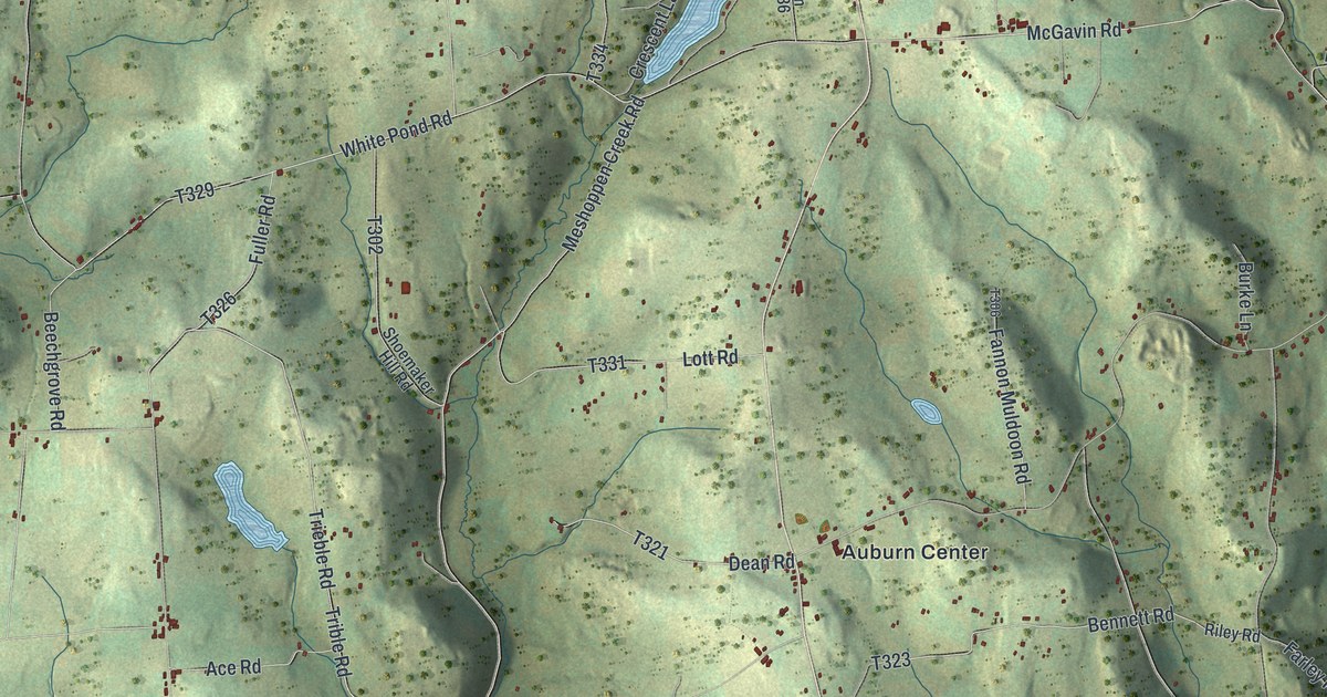 Map of Auburn, Susquehanna County, Pennsylvania in 2026