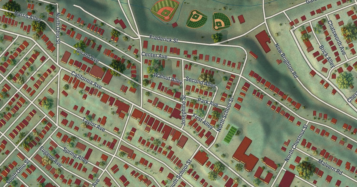 Map of Avalon, Pennsylvania in 2026