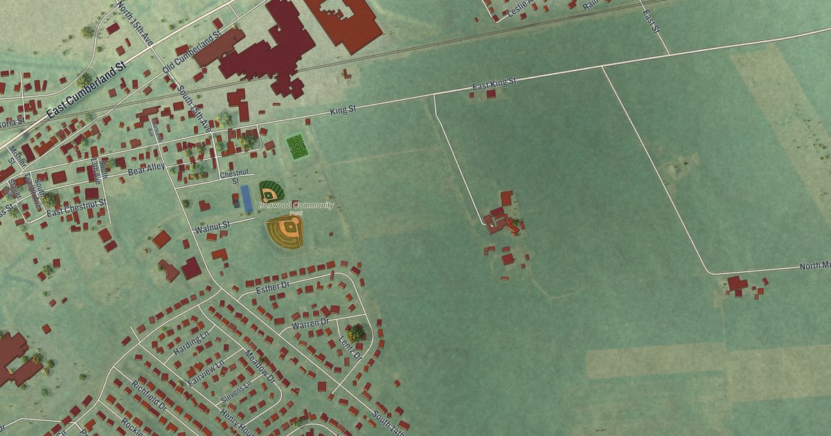 Map of Avon, Pennsylvania in 2026