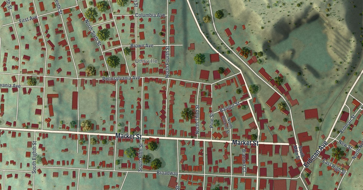 Map of Bangor, Pennsylvania in 2026
