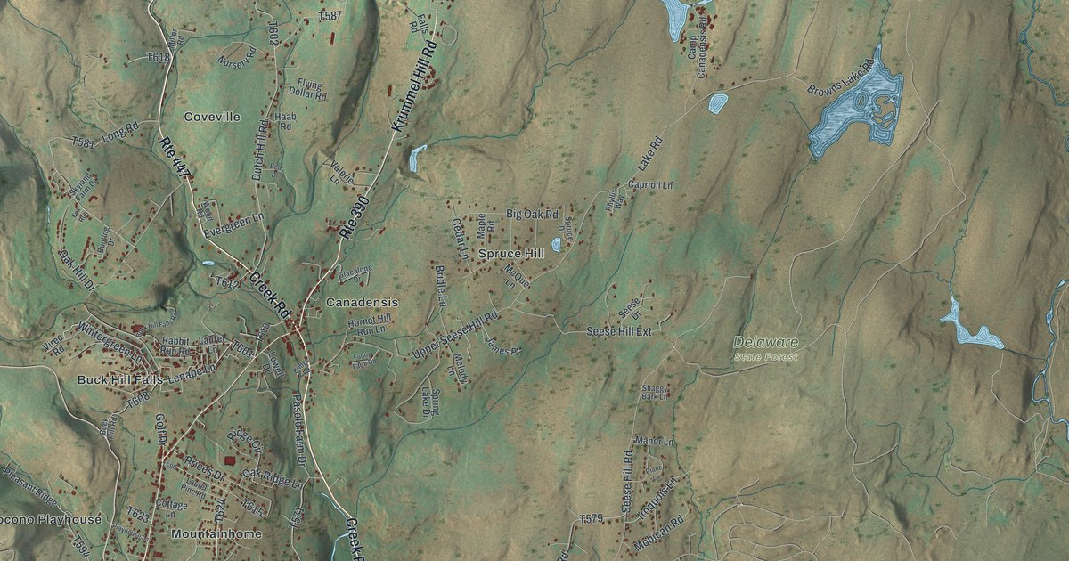 Map of Barrett, Pennsylvania in 2026