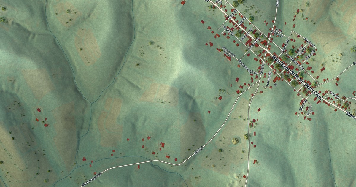 Map of Beallsville, Pennsylvania in 2026
