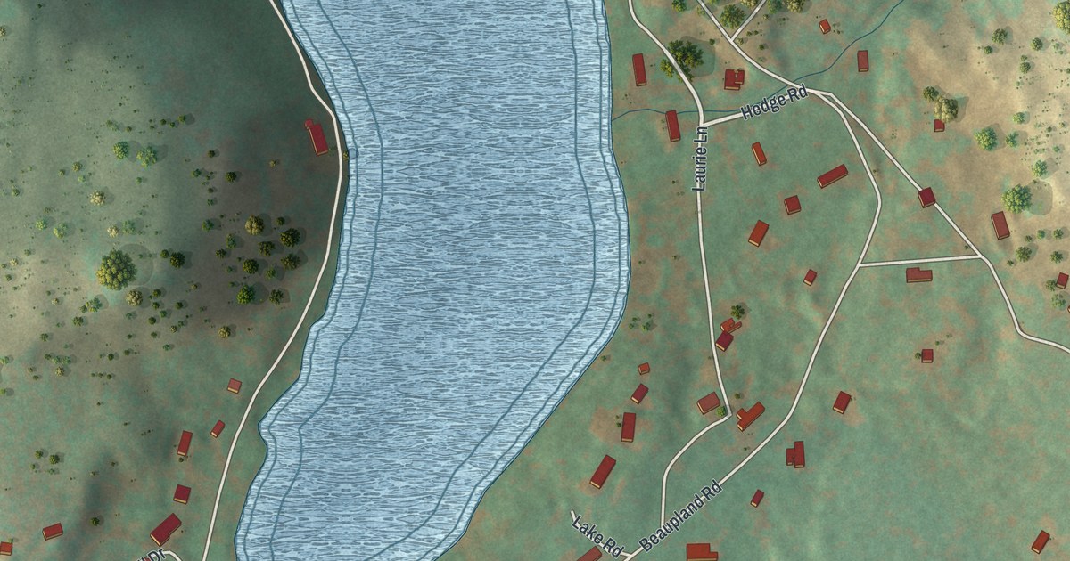 Map of Bear Creek Village, Pennsylvania in 2026