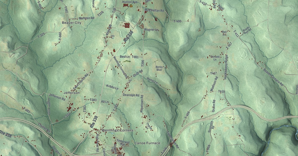 Map of Beaver, Clarion County, Pennsylvania in 2026