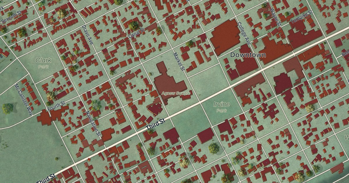 Map of Beaver, Beaver County, Pennsylvania in 2026