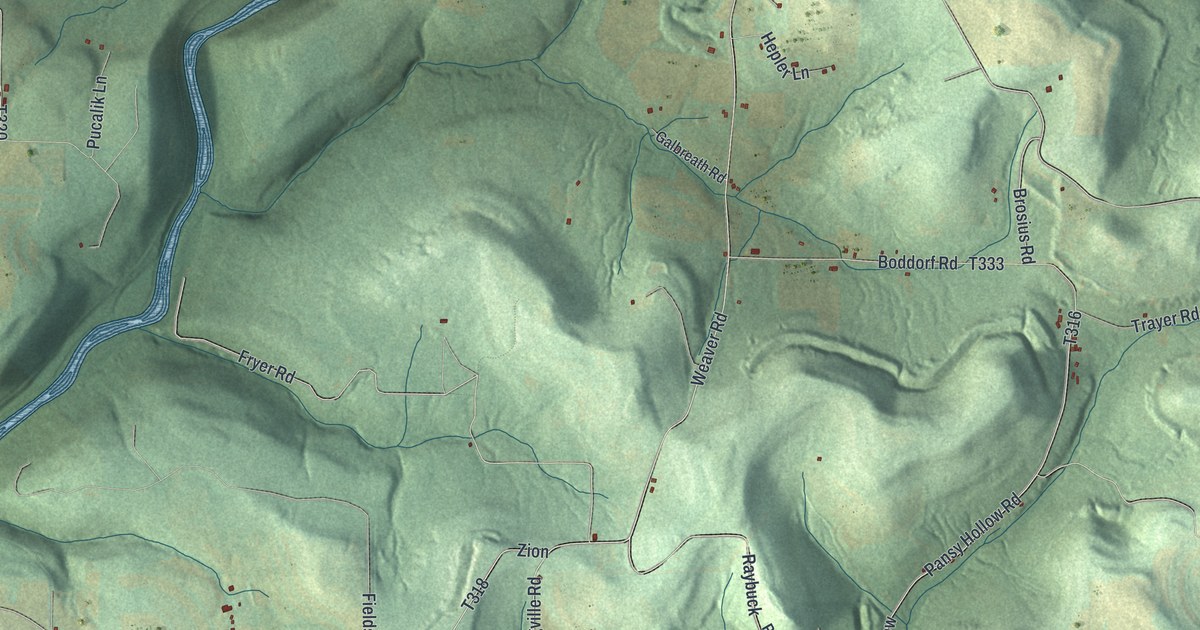 Map of Beaver, Jefferson County, Pennsylvania in 2026