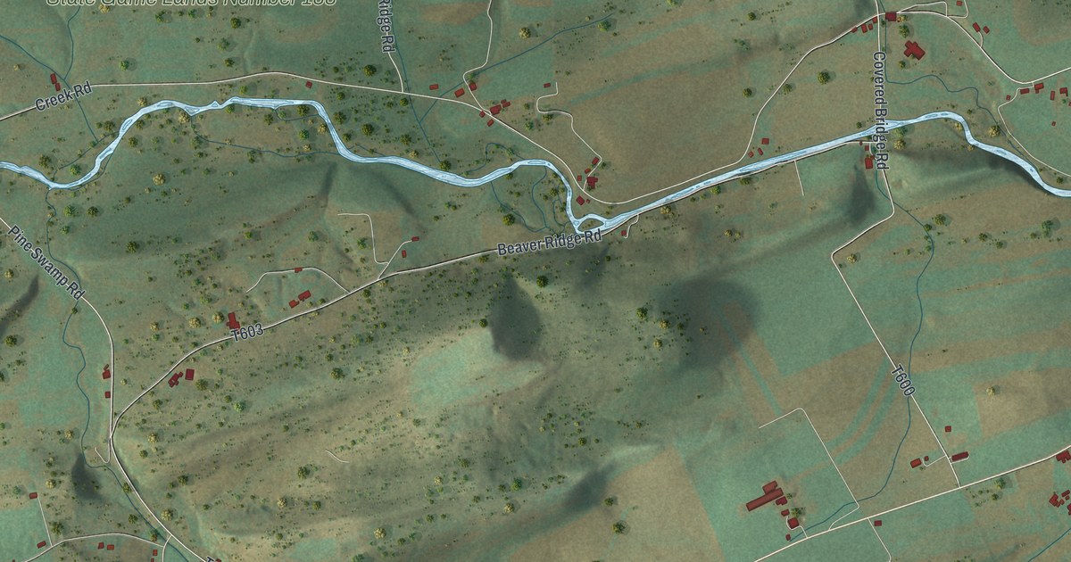 Map of Beaver, Snyder County, Pennsylvania in 2026