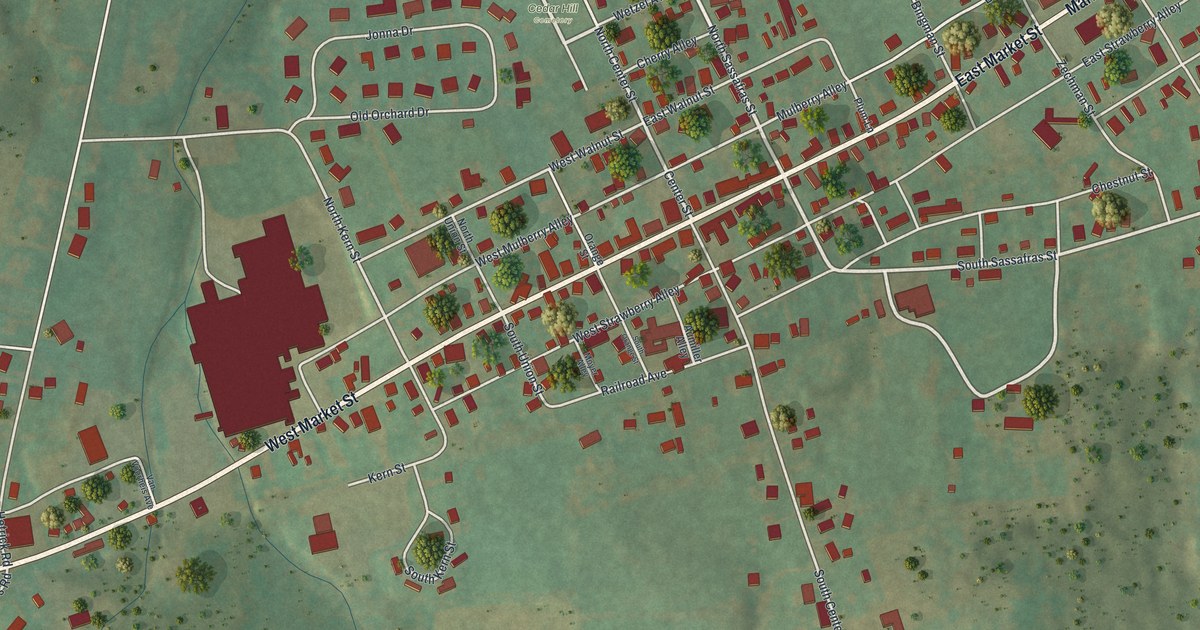 Map of Beavertown, Pennsylvania in 2026