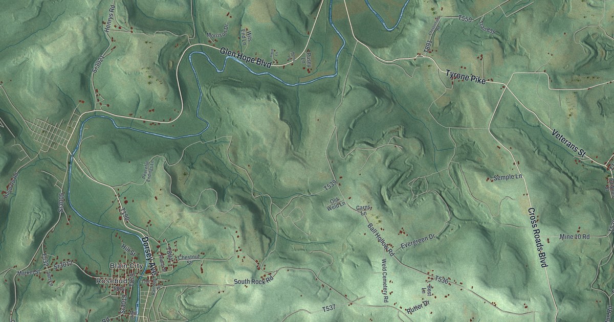 Map of Beccaria, Pennsylvania in 2026