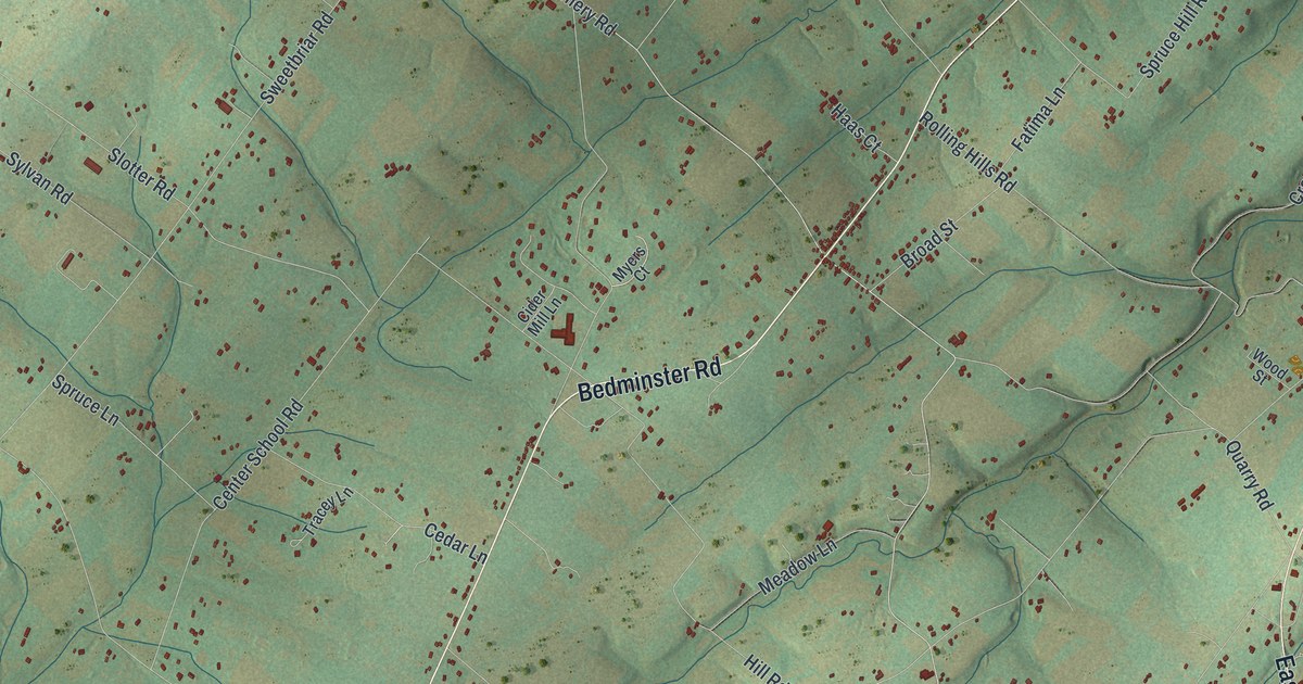 Map of Bedminster, Pennsylvania in 2026