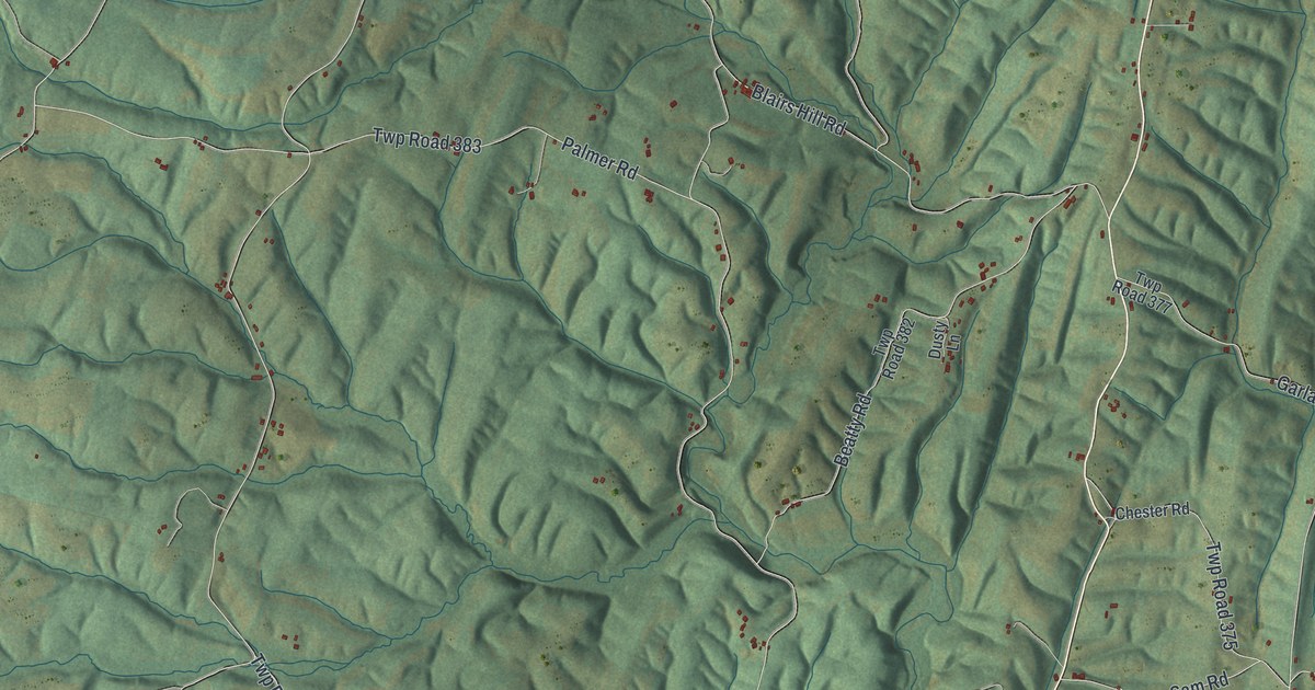 Map of Belfast, Pennsylvania in 2026