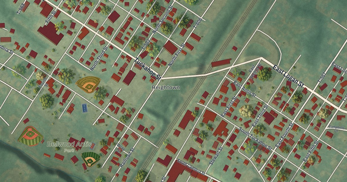 Map of Bellwood, Pennsylvania in 2026