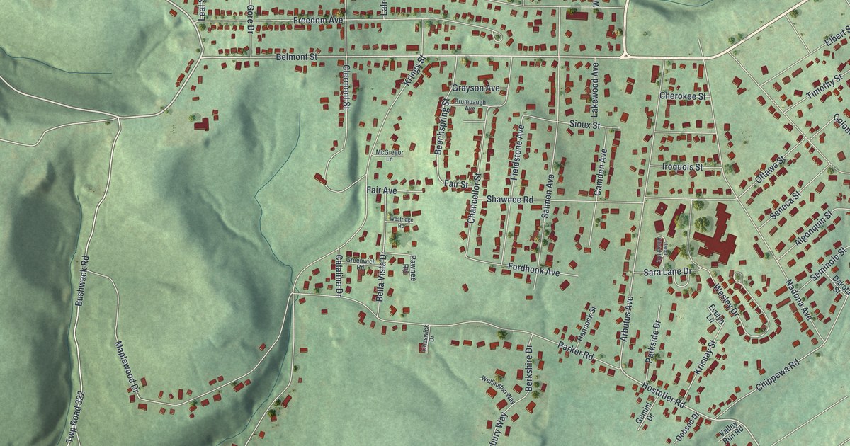 Map of Belmont, Pennsylvania in 2026