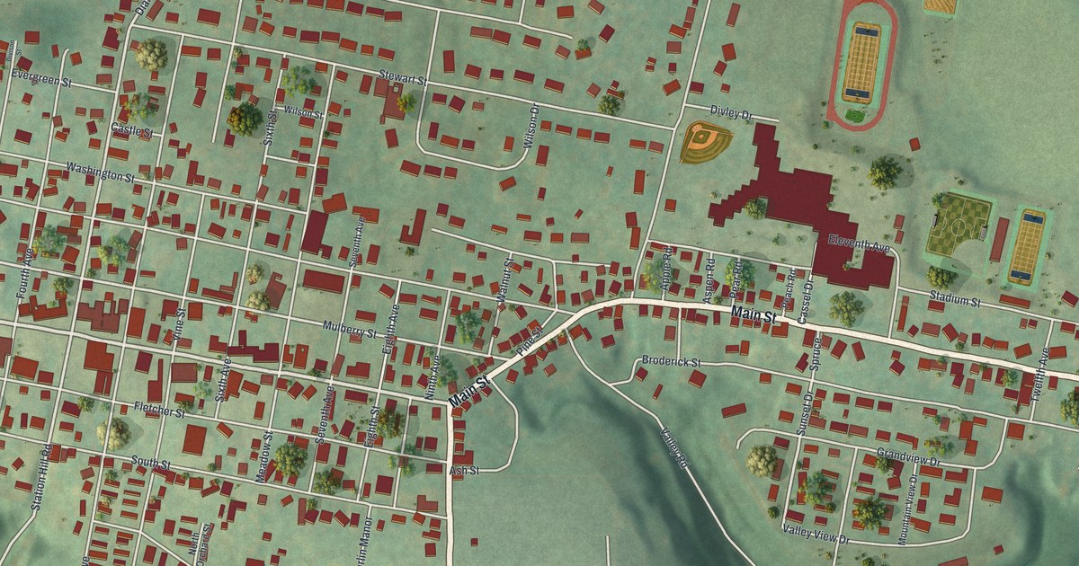 Map of Berlin, Somerset County, Pennsylvania in 2026