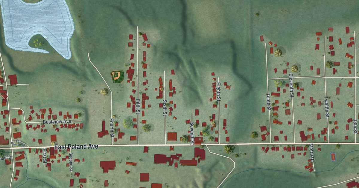 Map of Bessemer, Pennsylvania in 2026