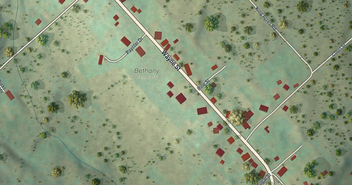 Map of Bethany, Pennsylvania in 2026