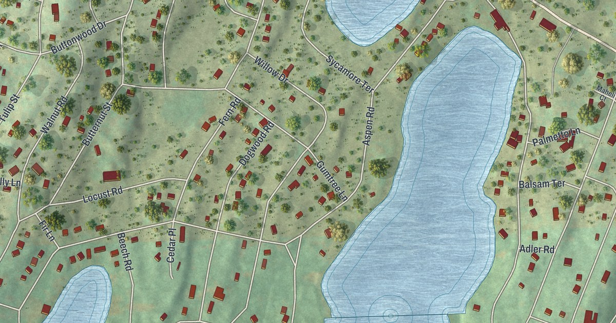 Map of Birchwood Lakes, Pennsylvania in 2026