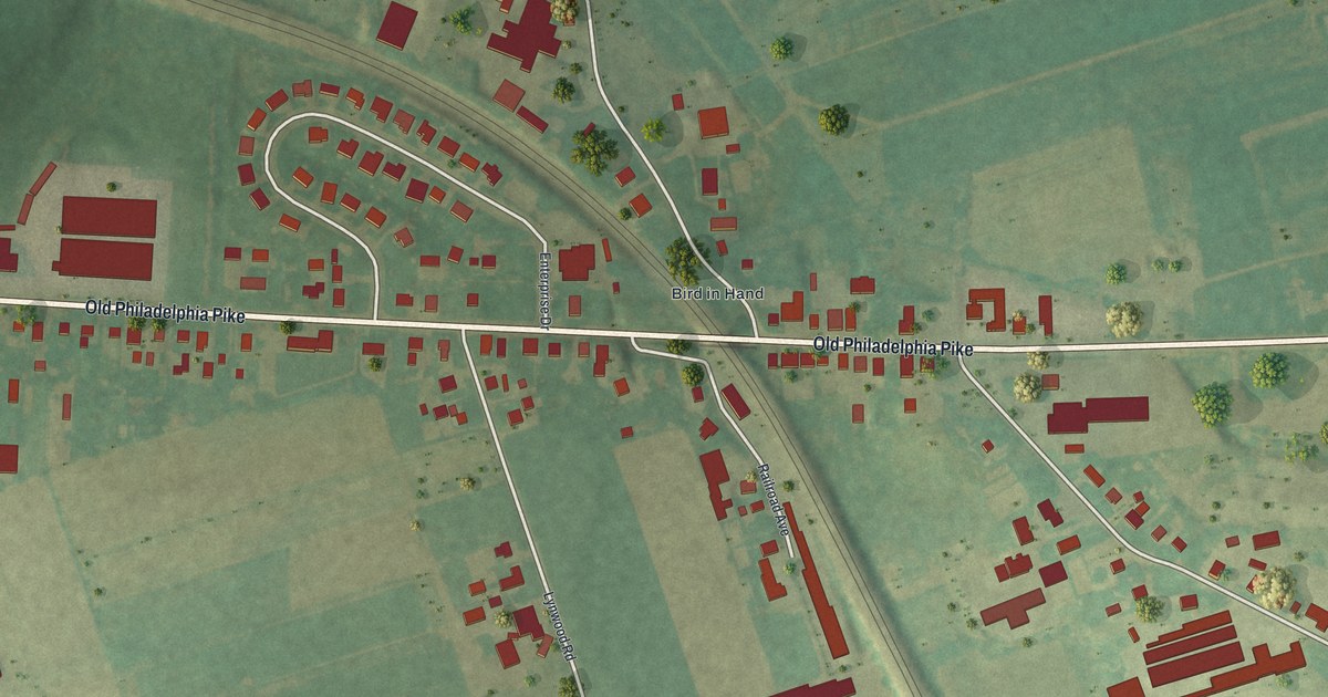 Map of Bird-in-Hand, Pennsylvania in 2026