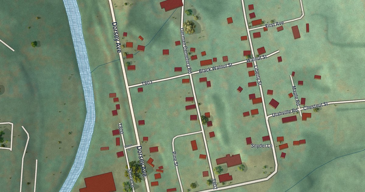 Map of Blain City, Pennsylvania in 2026