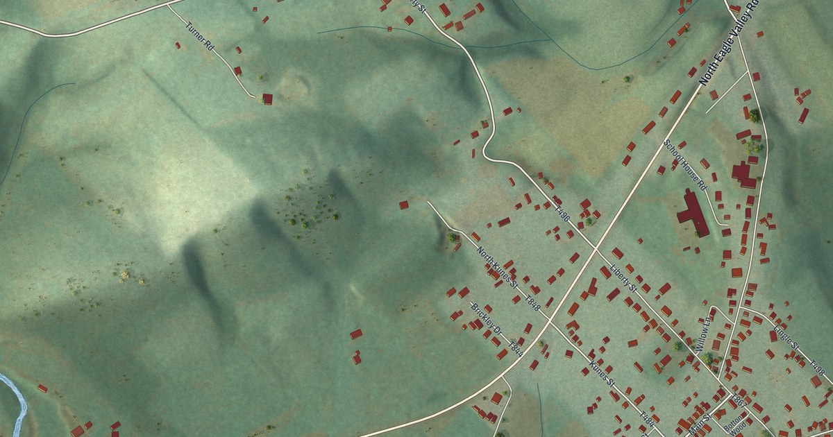 Map of Blanchard, Pennsylvania in 2026