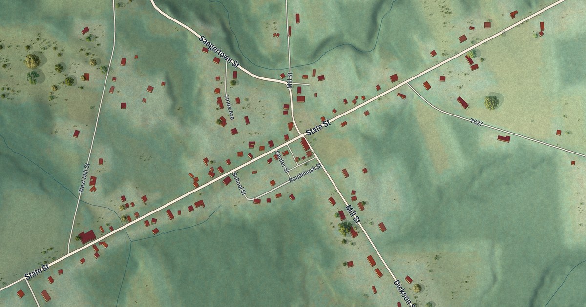 Map of Blooming Valley, Pennsylvania in 2026
