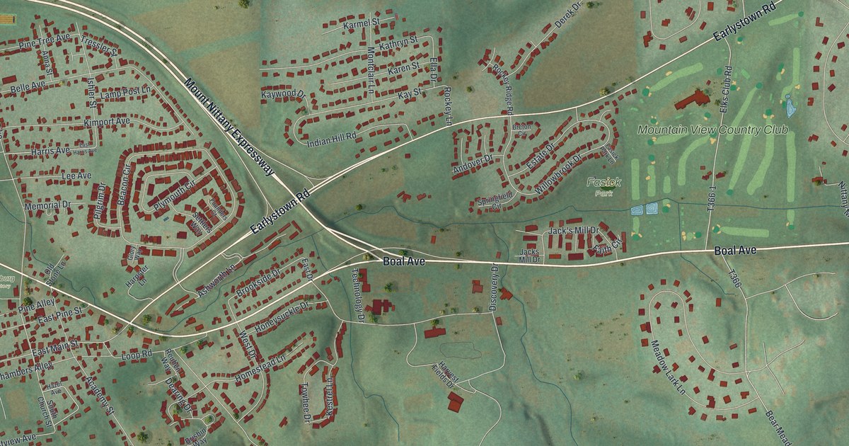 Map of Boalsburg, Pennsylvania in 2026