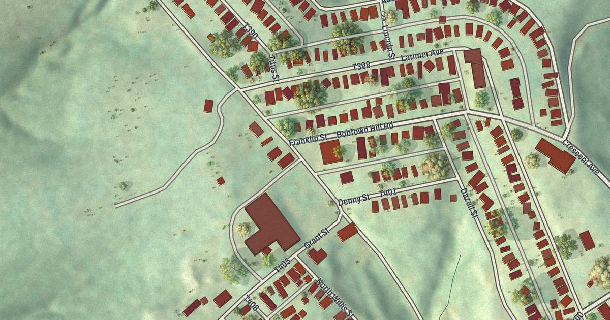 Map of Bobtown, Pennsylvania in 2026