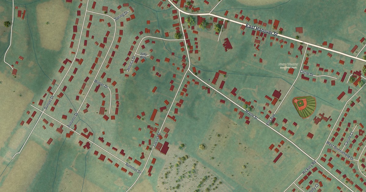 Map of Bonneauville, Pennsylvania in 2026