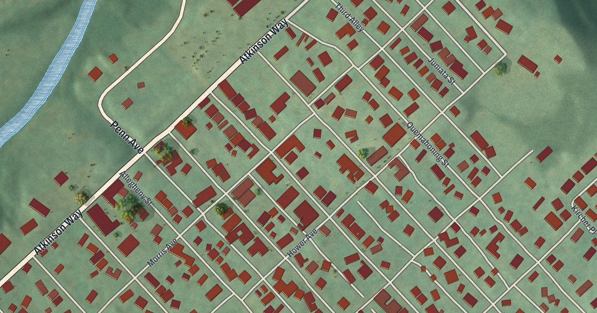 Map of Boswell, Pennsylvania in 2026