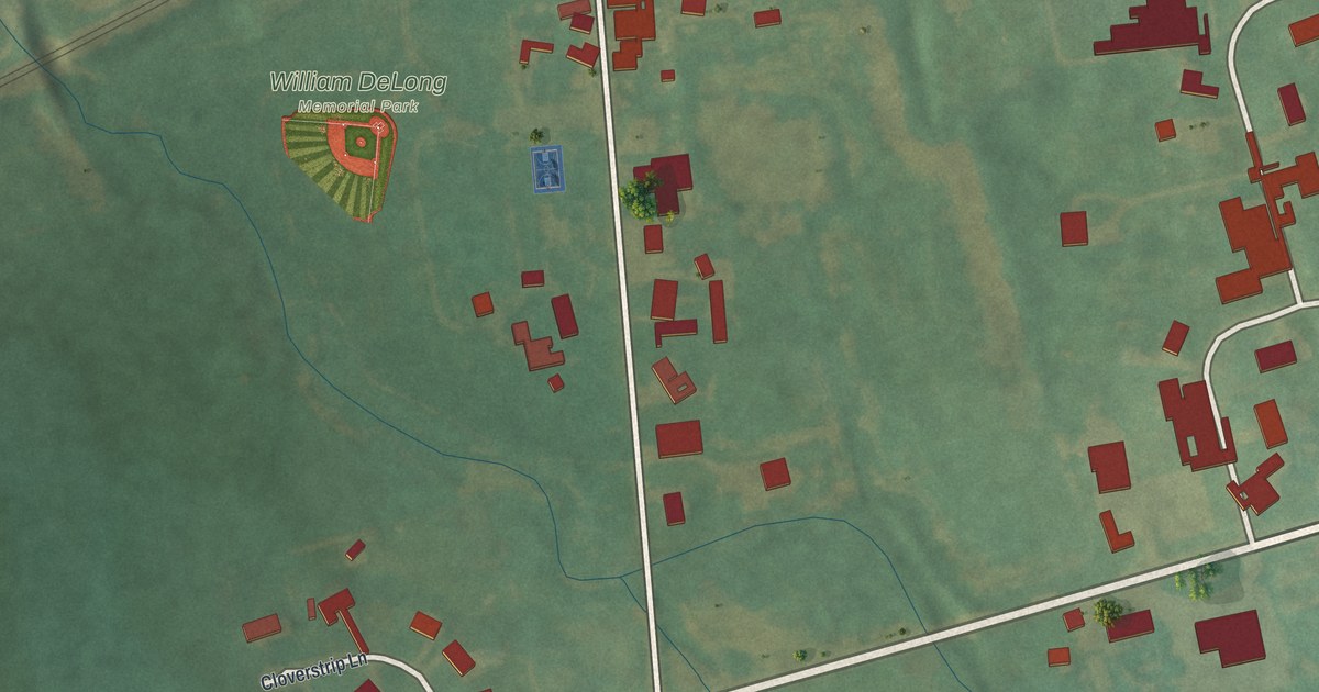 Map of Bowers, Pennsylvania in 2026