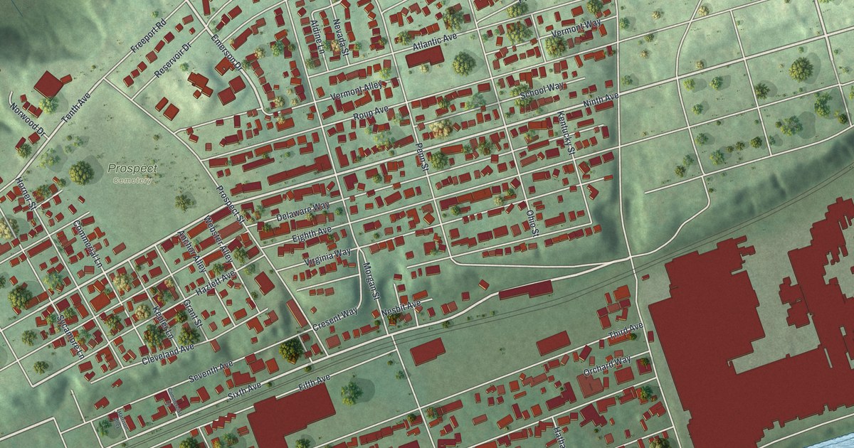 Map of Brackenridge, Pennsylvania in 2026