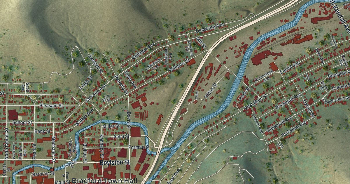 Map of Bradford City, McKean County, Pennsylvania in 2026