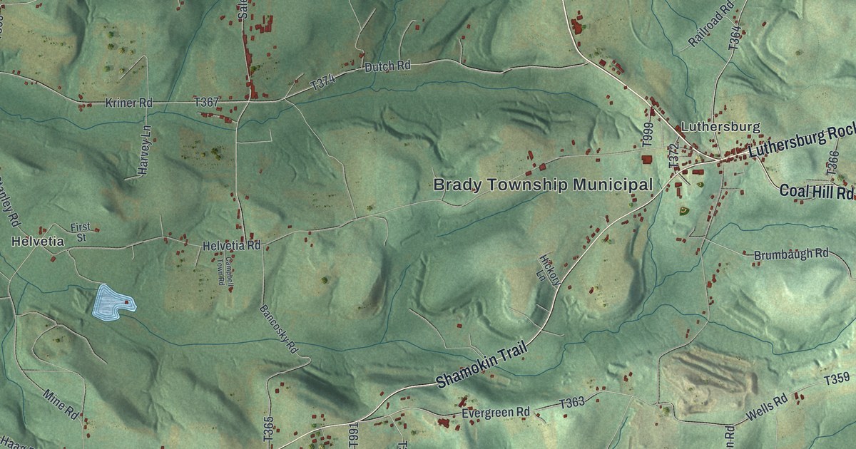 Map of Brady, Clearfield County, Pennsylvania in 2026
