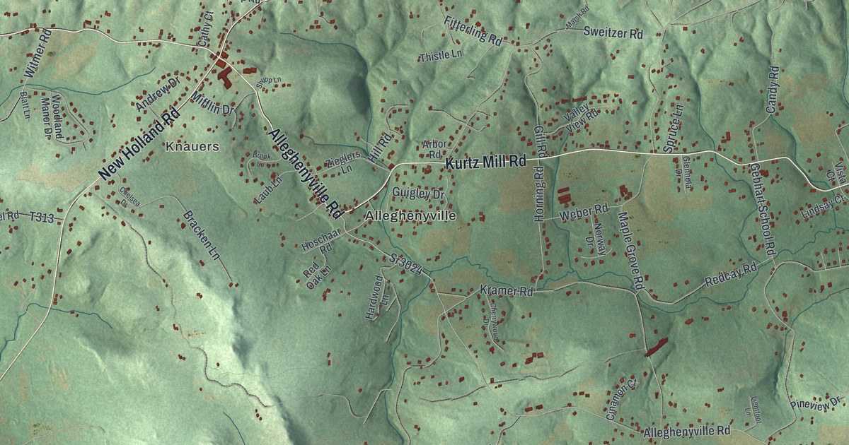 Map of Brecknock, Berks County, Pennsylvania in 2026