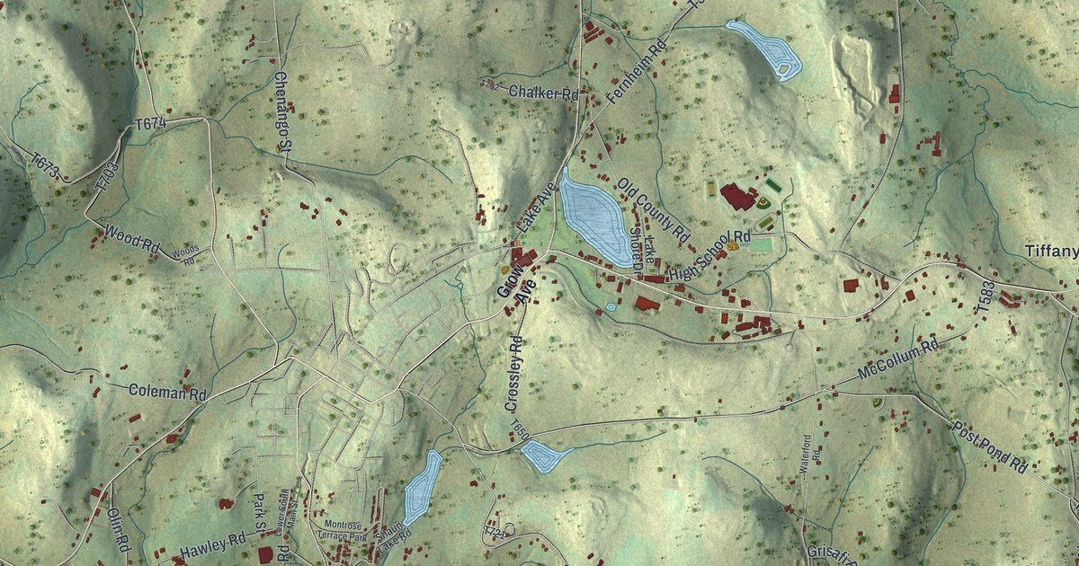 Map of Bridgewater, Susquehanna County, Pennsylvania in 2026