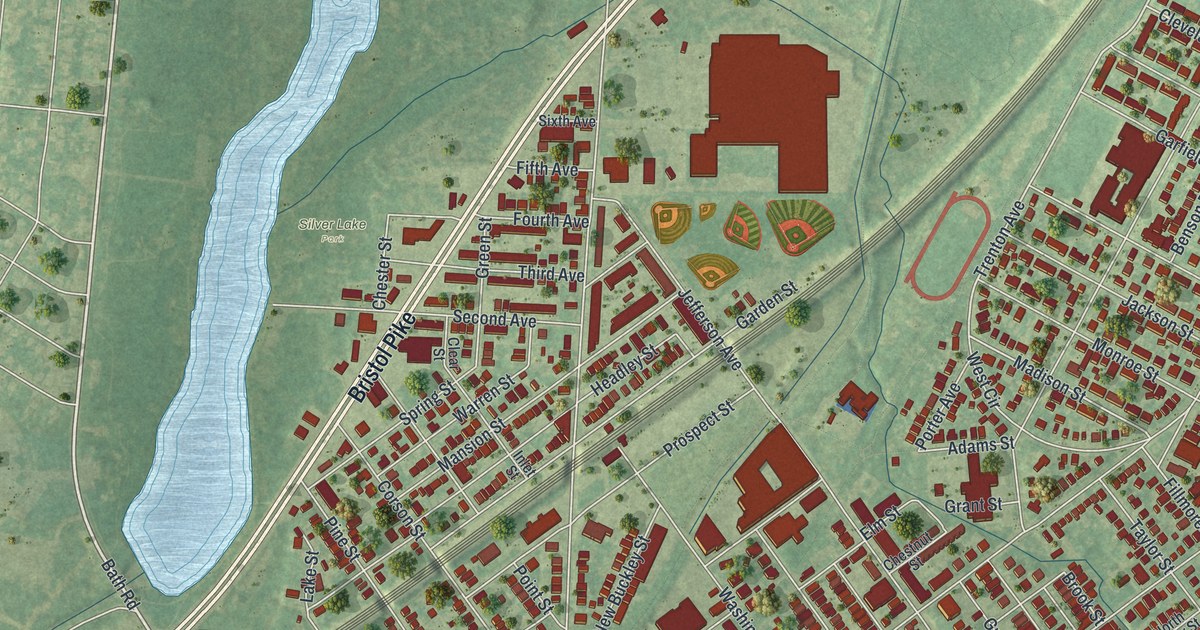 Map of Bristol Borough, Pennsylvania in 2026