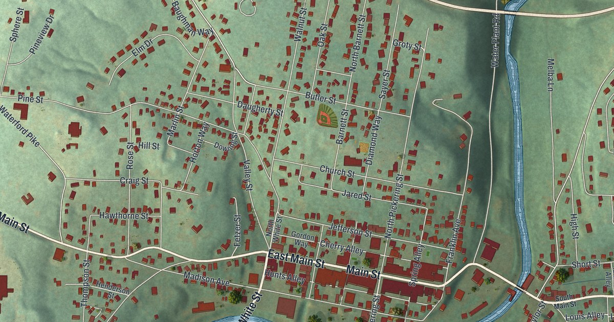 Map of Brookville, Pennsylvania in 2026