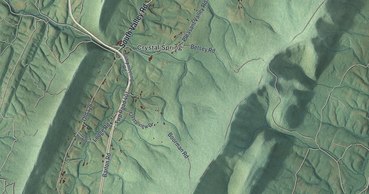 Map of Brush Creek, Pennsylvania in 2026
