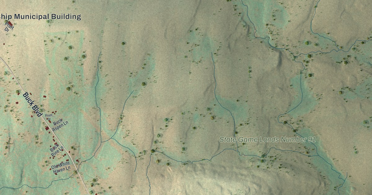 Map of Buck, Pennsylvania in 2026
