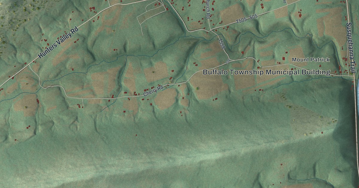 Map of Buffalo, Perry County, Pennsylvania in 2026