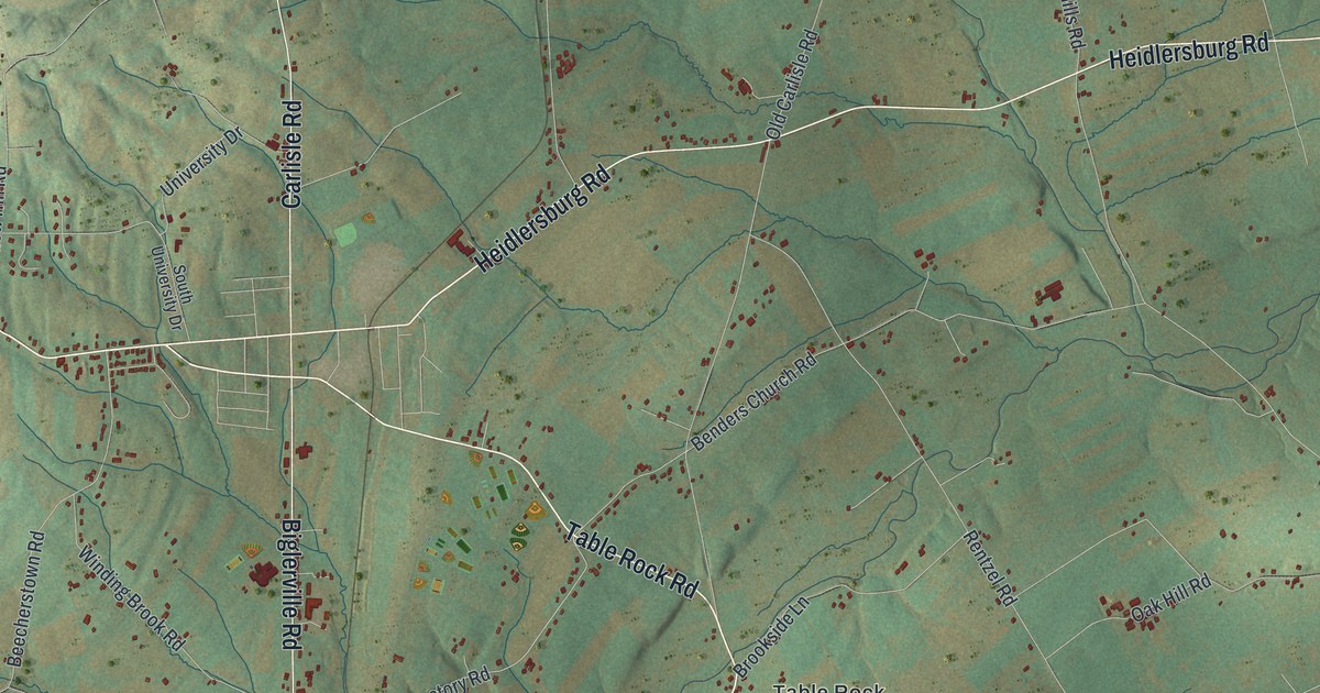 Map of Butler, Adams County, Pennsylvania in 2026