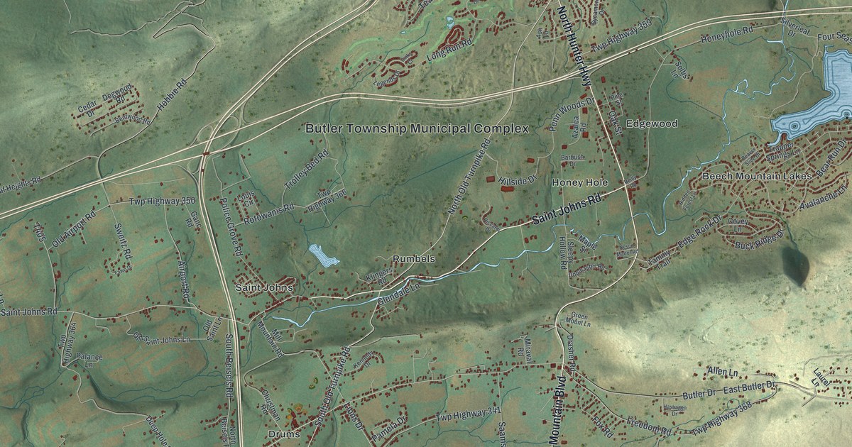 Map of Butler, Luzerne County, Pennsylvania in 2026