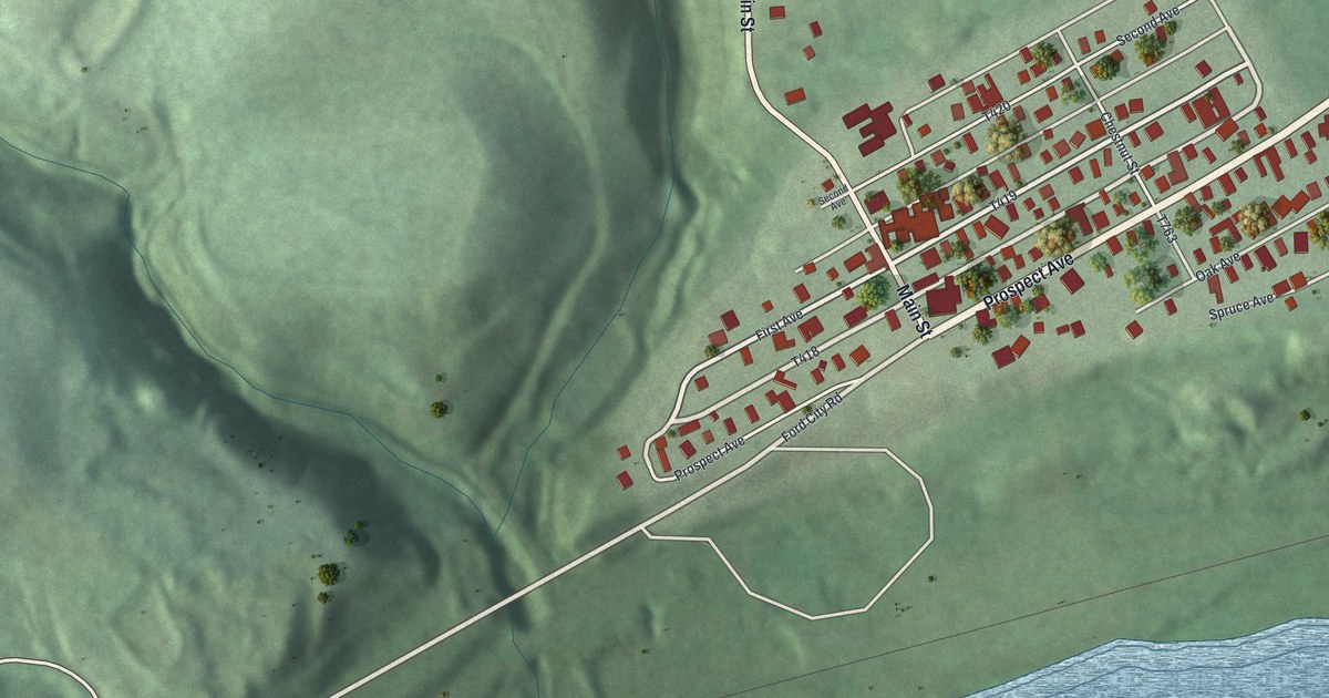 Map of Cadogan, Pennsylvania in 2026